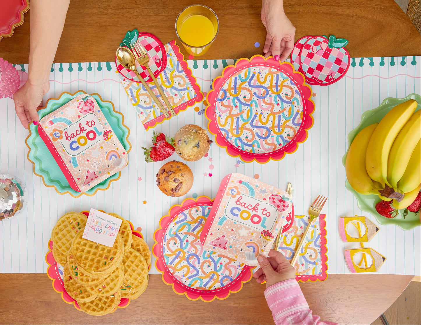 'Write On! Paper Table Runner with Stickers
