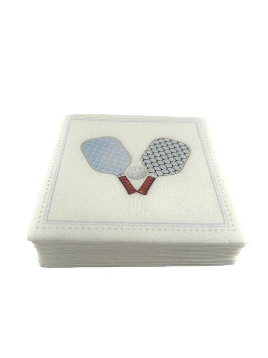 Pickleball Linen-Feel Cocktail Napkins