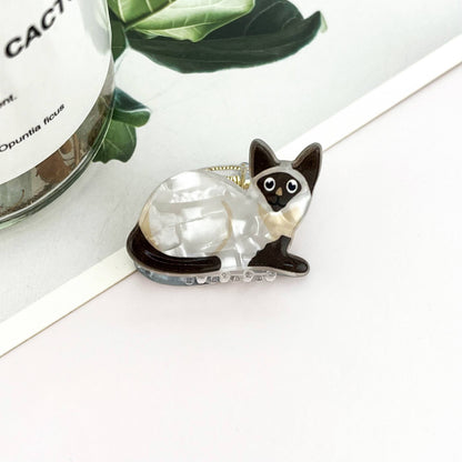 Mini Cute Kitten Claw Clip