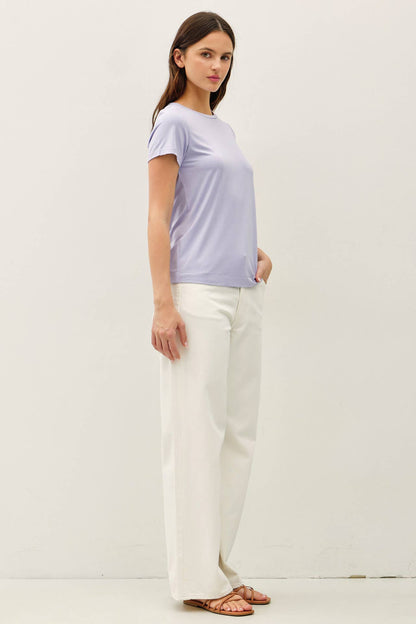 Bamboo Basic Round Neck T-Shirt