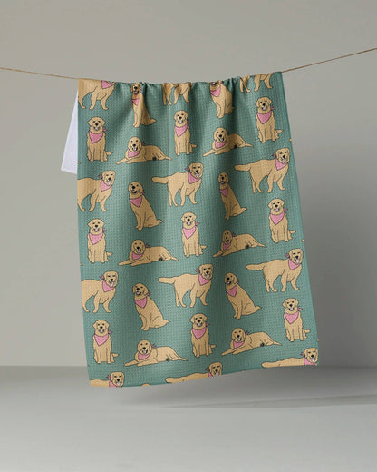 Golden Days Tea Towel