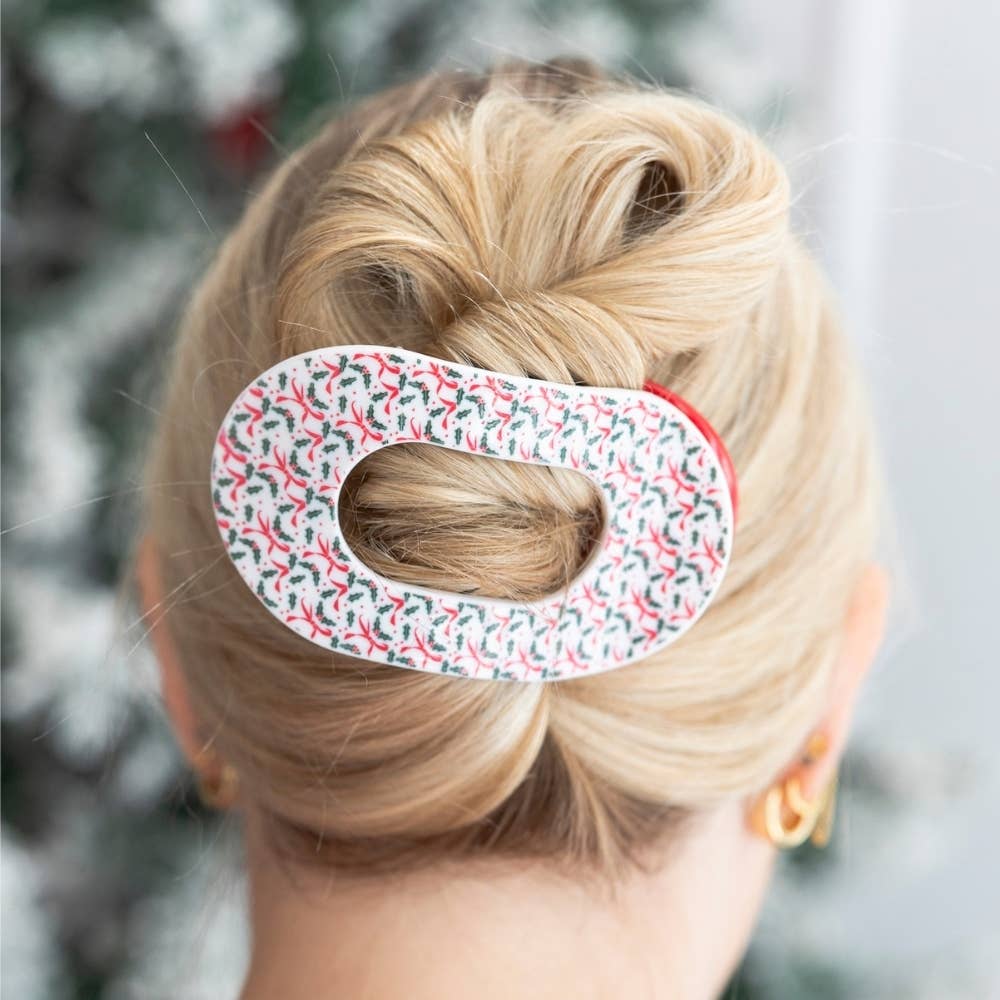 Festive Feels | Medium | Flat Round Hair Clip