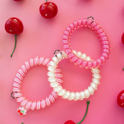 Spiral Hair Coils | Large | Cherry Bomb