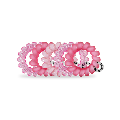 Spiral Hair Coils | Tiny | Pretty in Pink Hair Ties