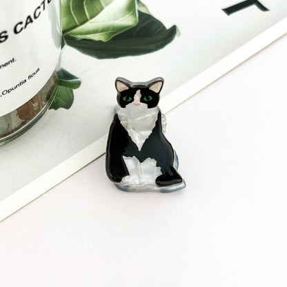 Mini Cute Kitten Claw Clip