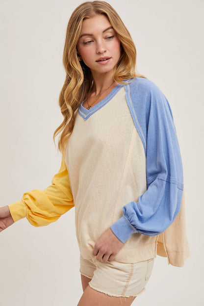 Tri Color Pullover