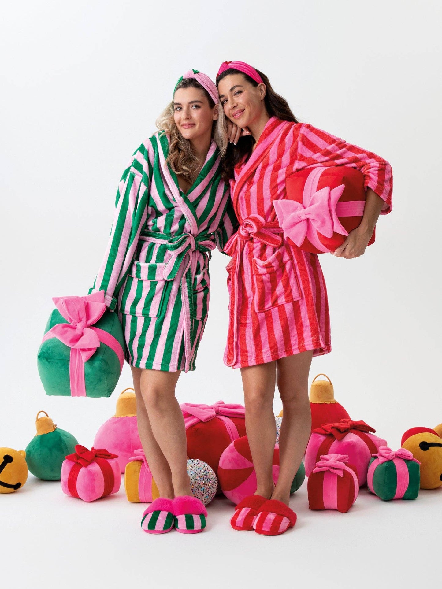 Felicity Stripe Slippers