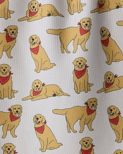 Golden Days Tea Towel