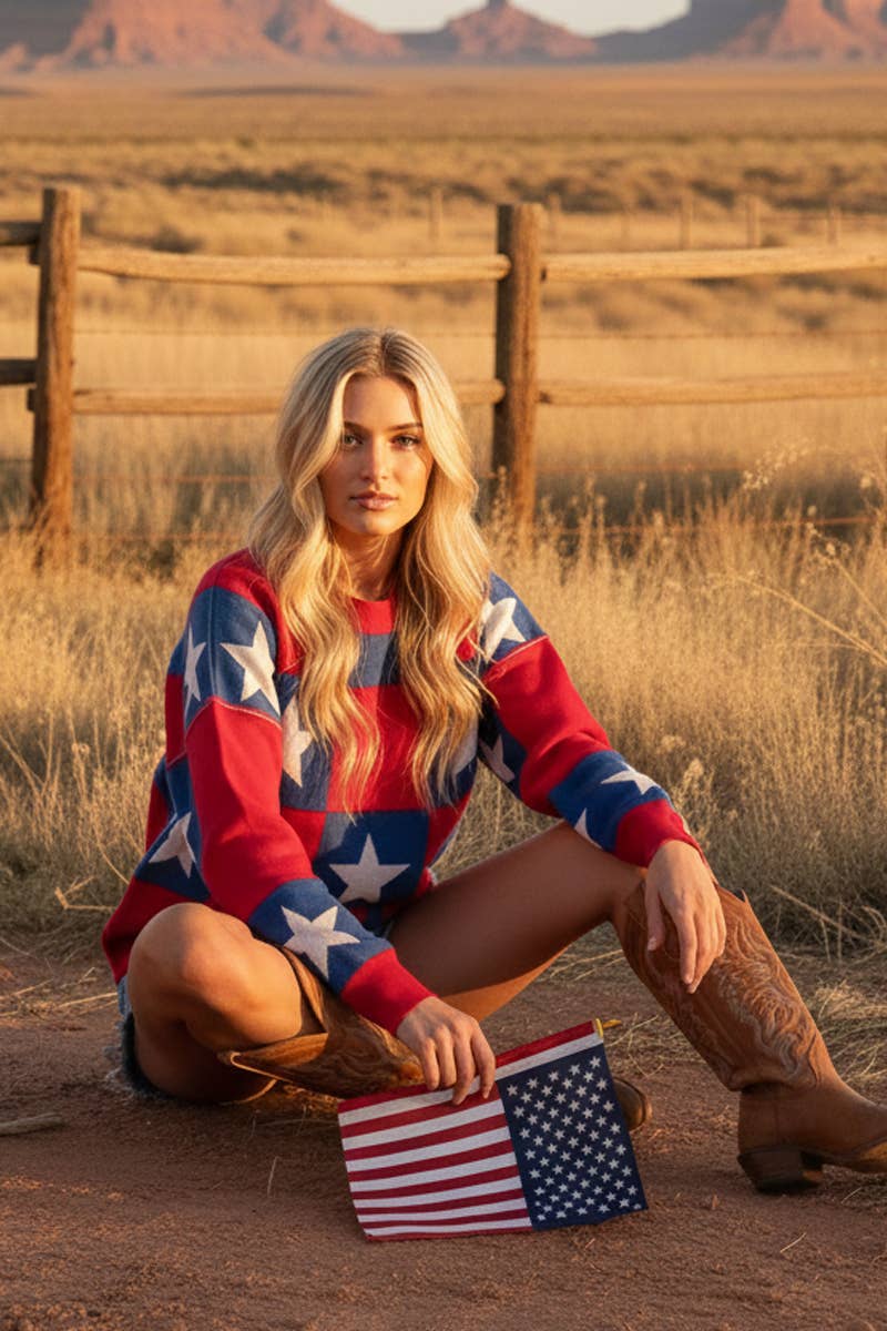 Americana Checkered Top