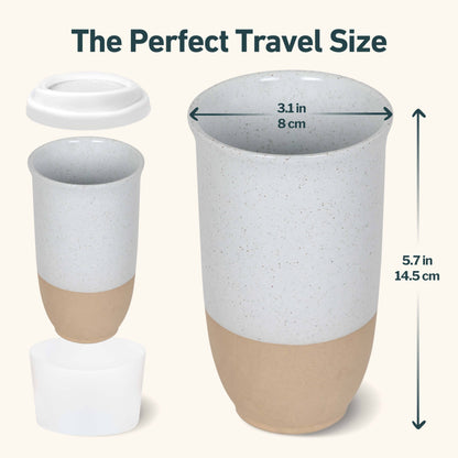 Dune Ceramic 16 oz Travel Mug