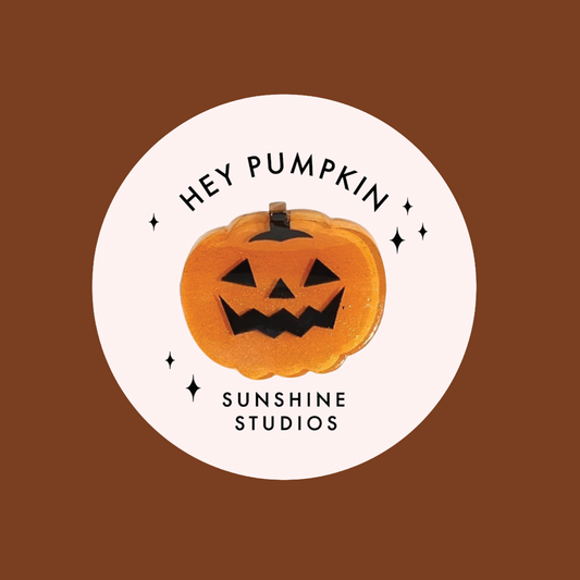 Hey Pumpkin! Mini Pumpkin Hair Clip