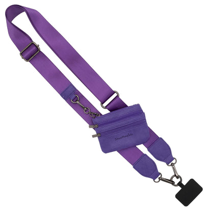 Clip & Go Strap w/Zippered Pouch Solid