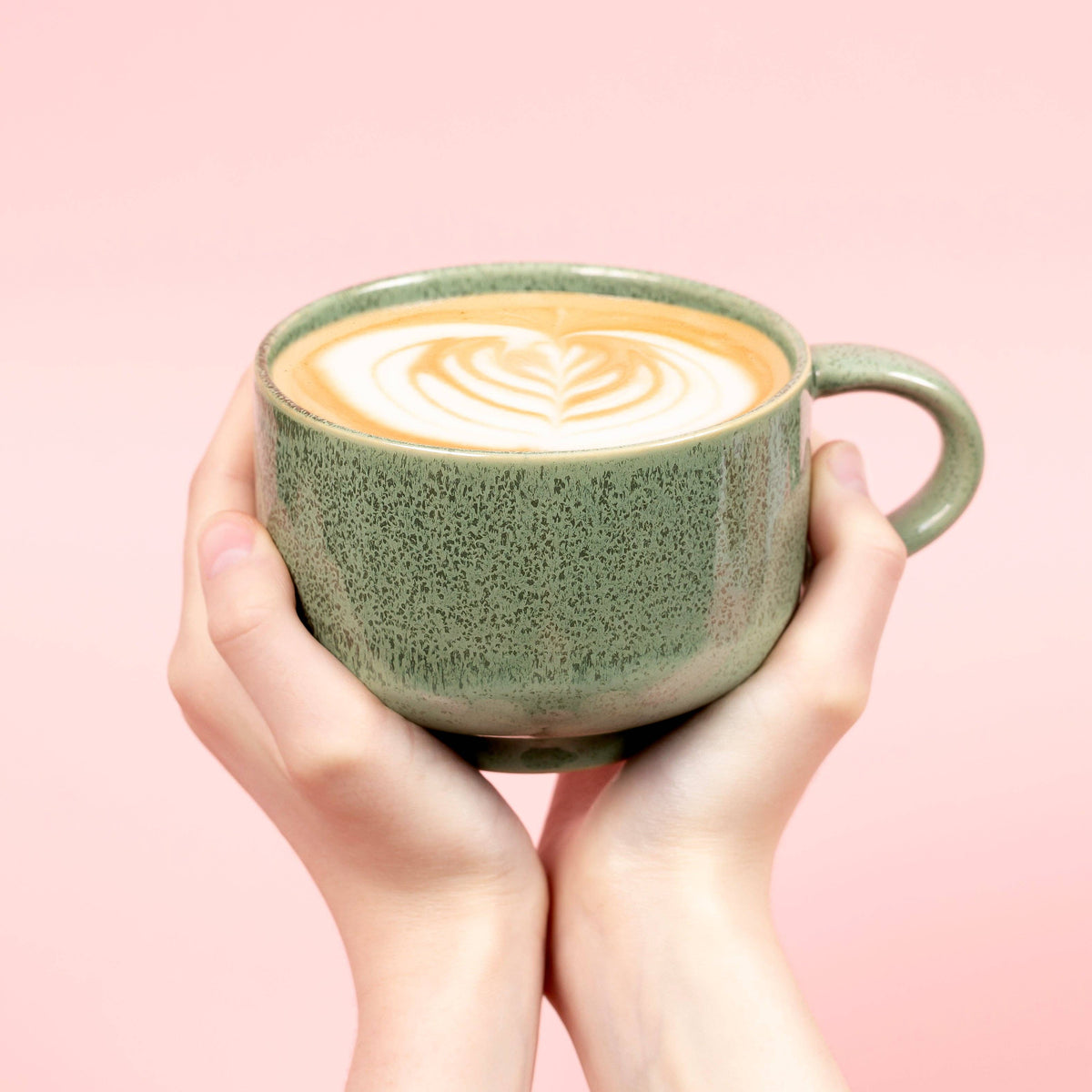 Emerald Handmade Ceramic Mug 16oz | Stoneware Coffee Mug