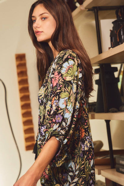 Bohemian Floral Maxi Dress