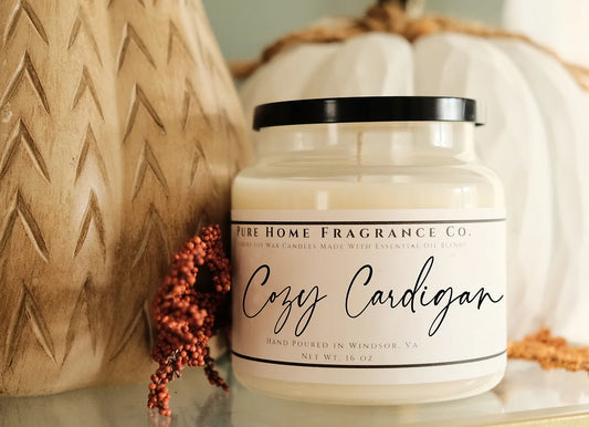 Cozy Cardigan 16oz Candle