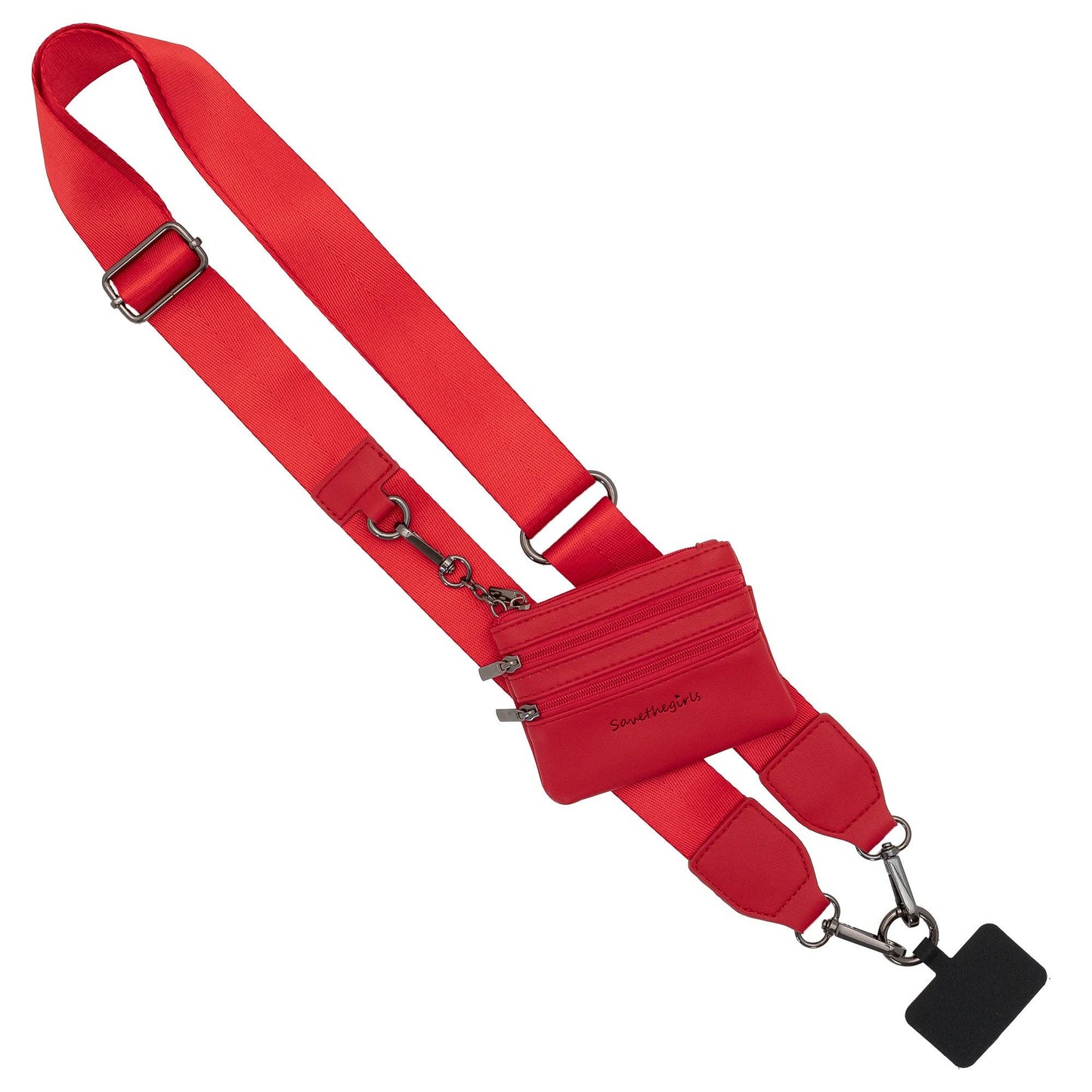Clip & Go Strap w/Zippered Pouch Solid