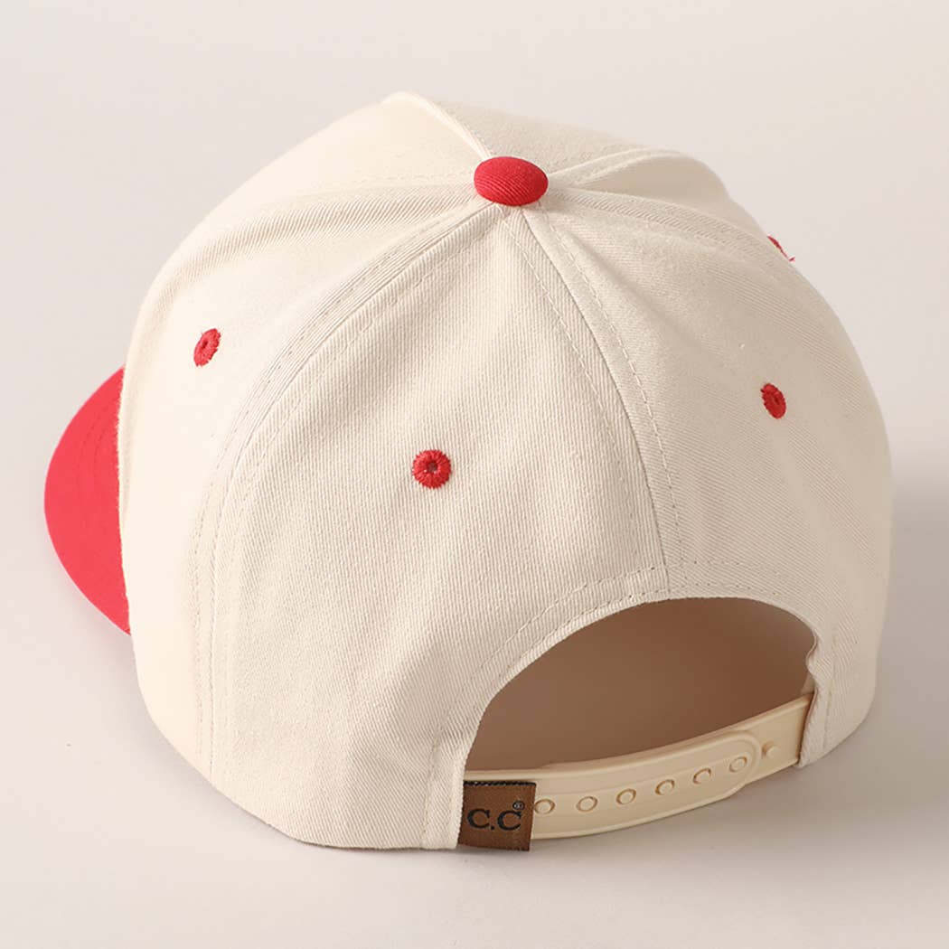 Put It On Santa's Tab Text Embroidery Baseball Cap