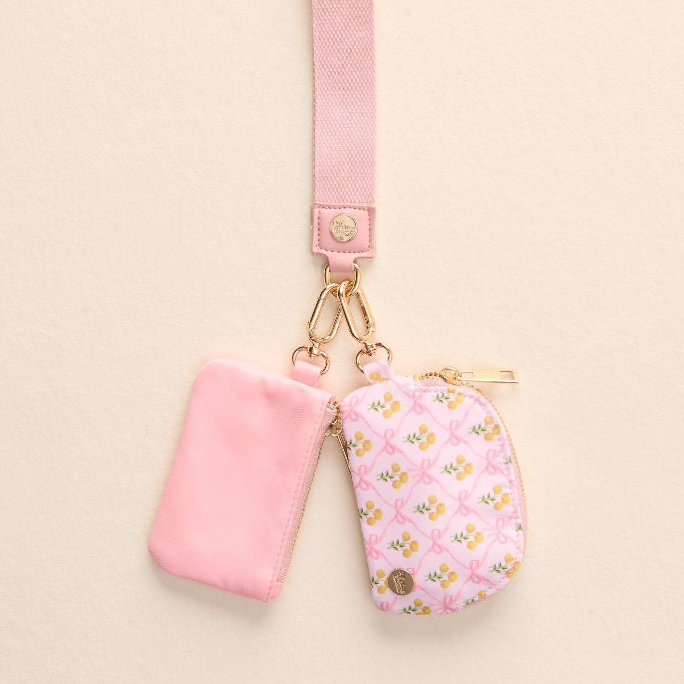 Dynamic Duo Pouch Wristlet-Marigold Lane Pink