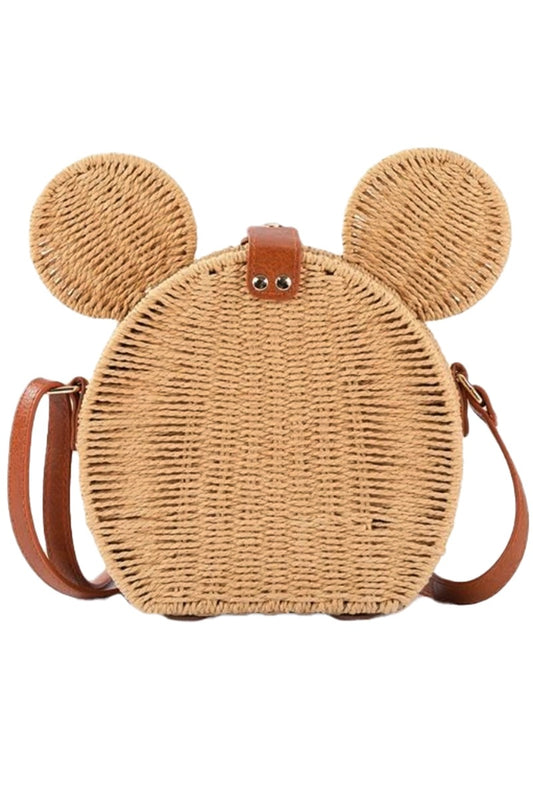 Rattan Bag w/ Mouse Ears