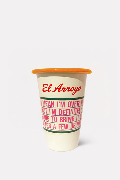 Over It Enamel Marquee Cup