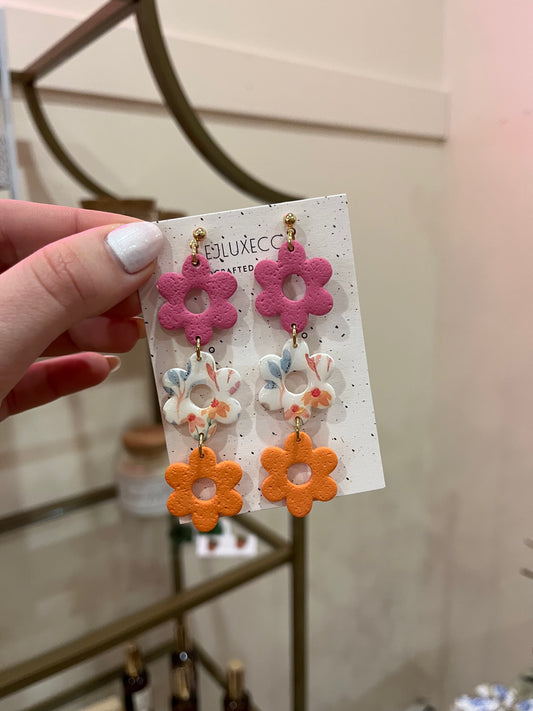 Flower Chain Earrings