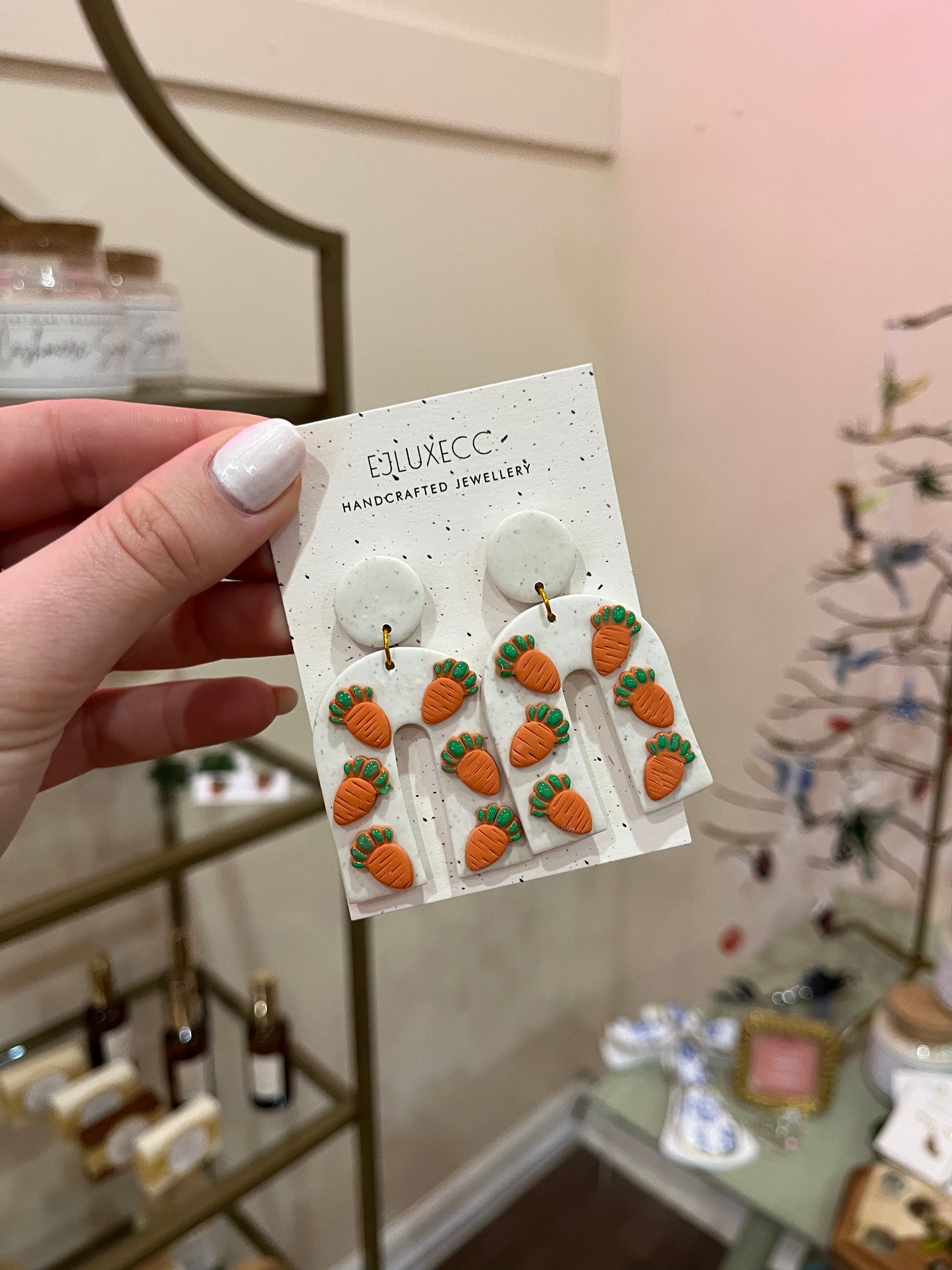 Easter Carrot Earrings