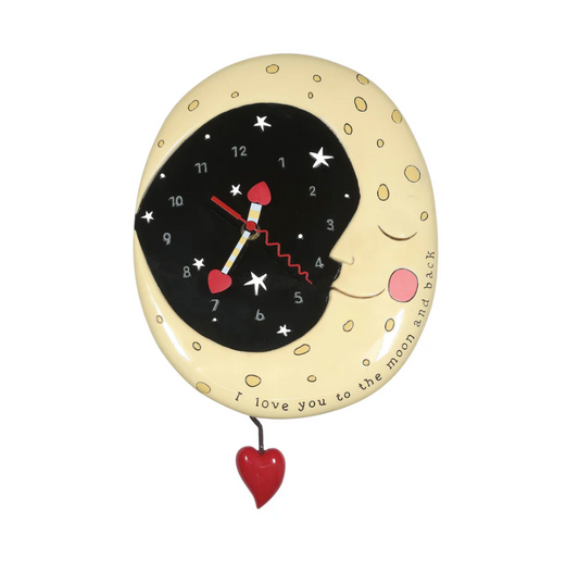 I Love You To The Moon Clock