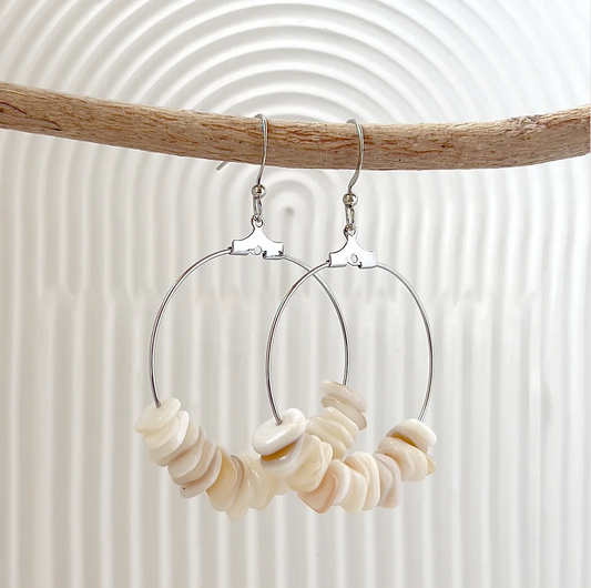 Shell Hoop Earrings