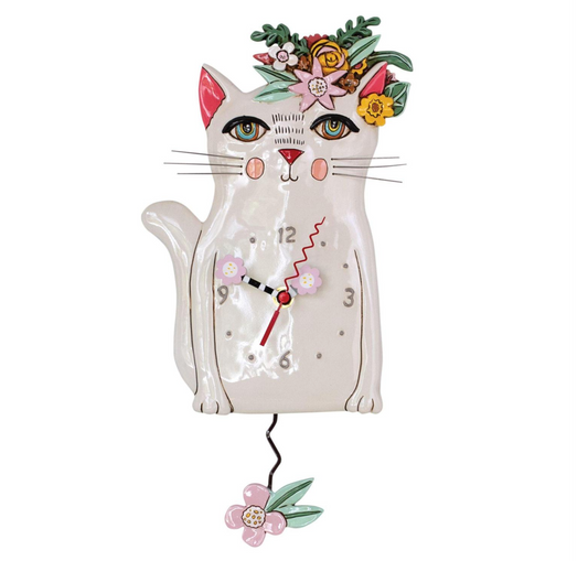 Pretty Kitty Wall Clock