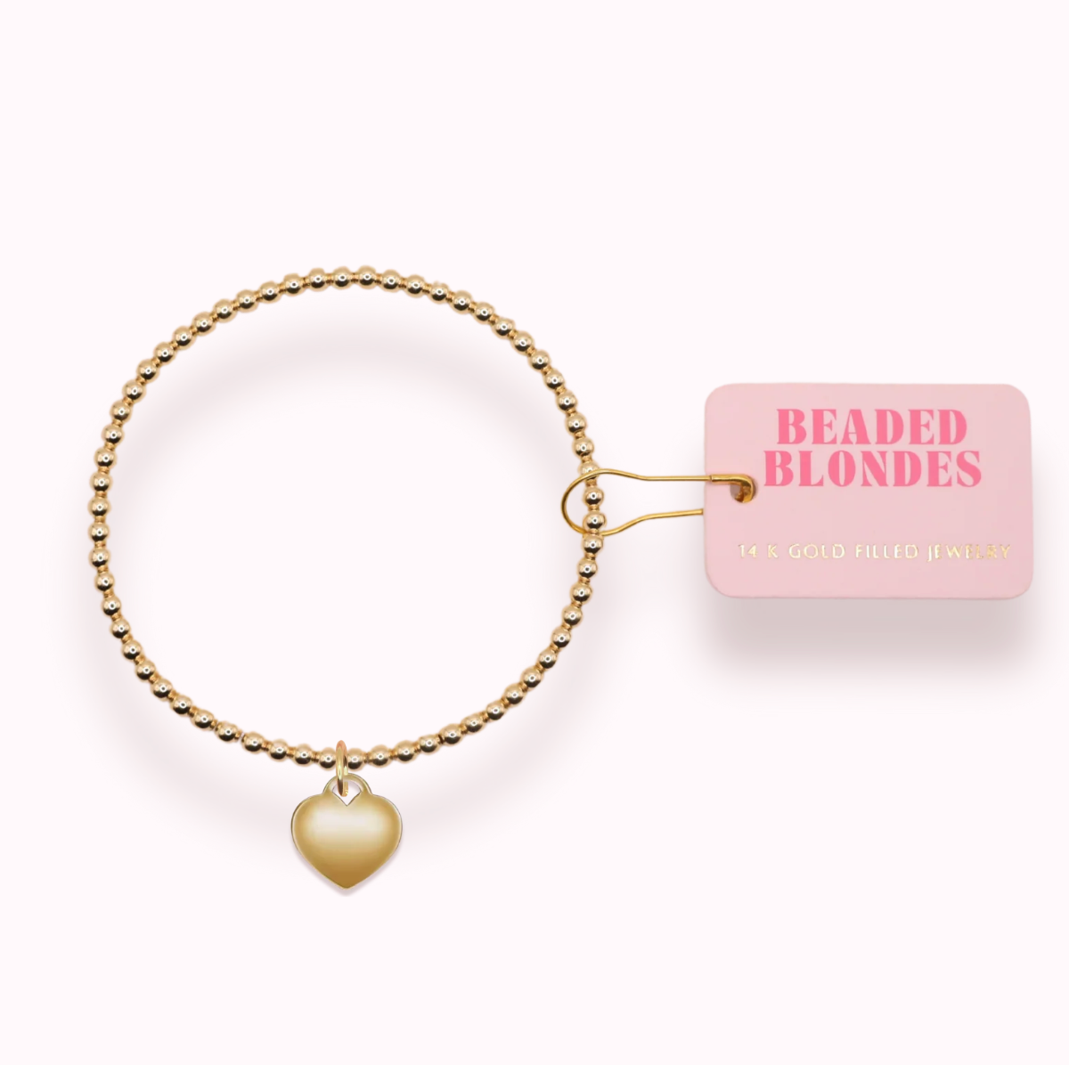 Heart Locket Charm Bracelet