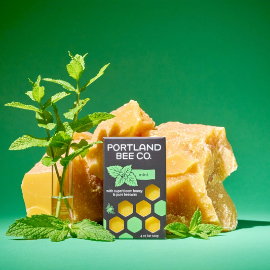 Beeswax and Honey Soap Bar - Mint
