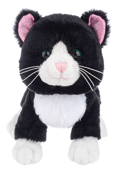 WEBKINZ Black and White Cat