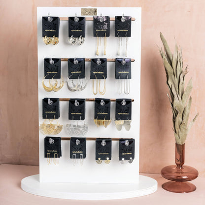 Refined Earring Collection - Med Stellar Hoop/Gold Vermeil