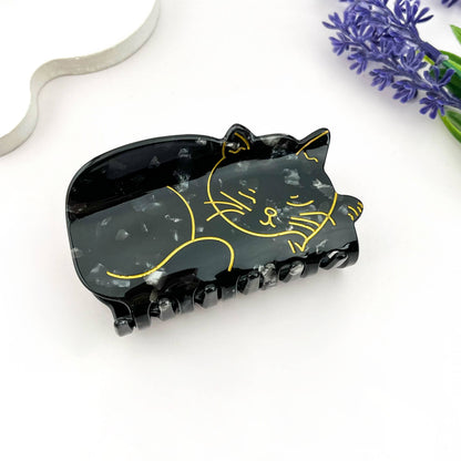 Sleeping Cat Claw Clip