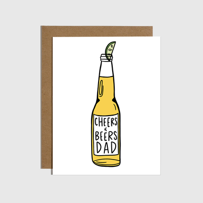 Cheers and Beers Dad Card