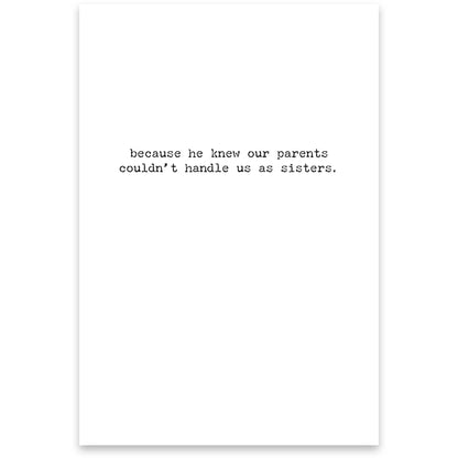 God Made Us Greeting Card