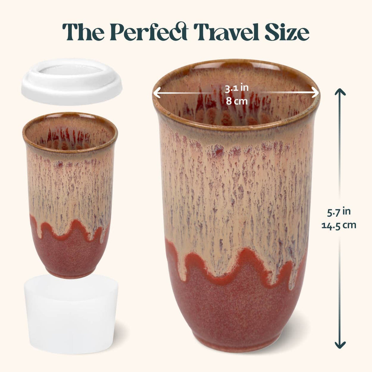 Jupiter Ceramic Travel Cup – 16oz - Perfect Christmas Gifts