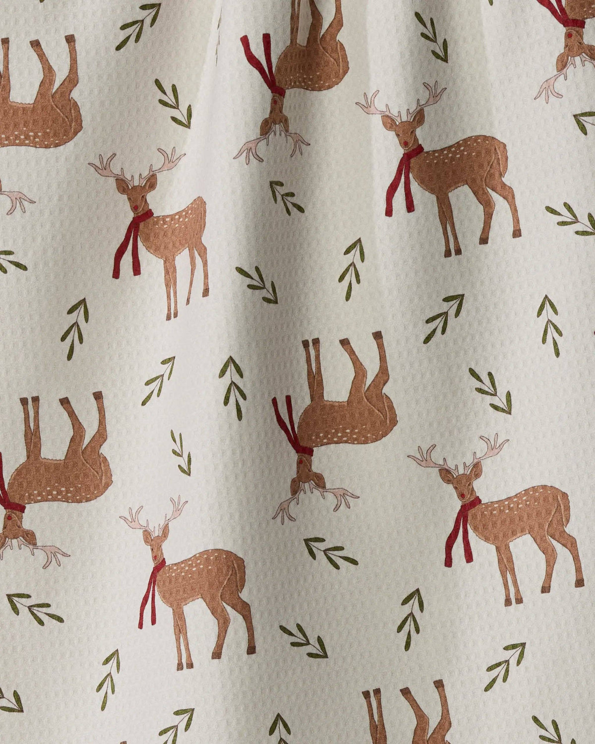 Winter Reindeer Luxe Kitchen Towel
