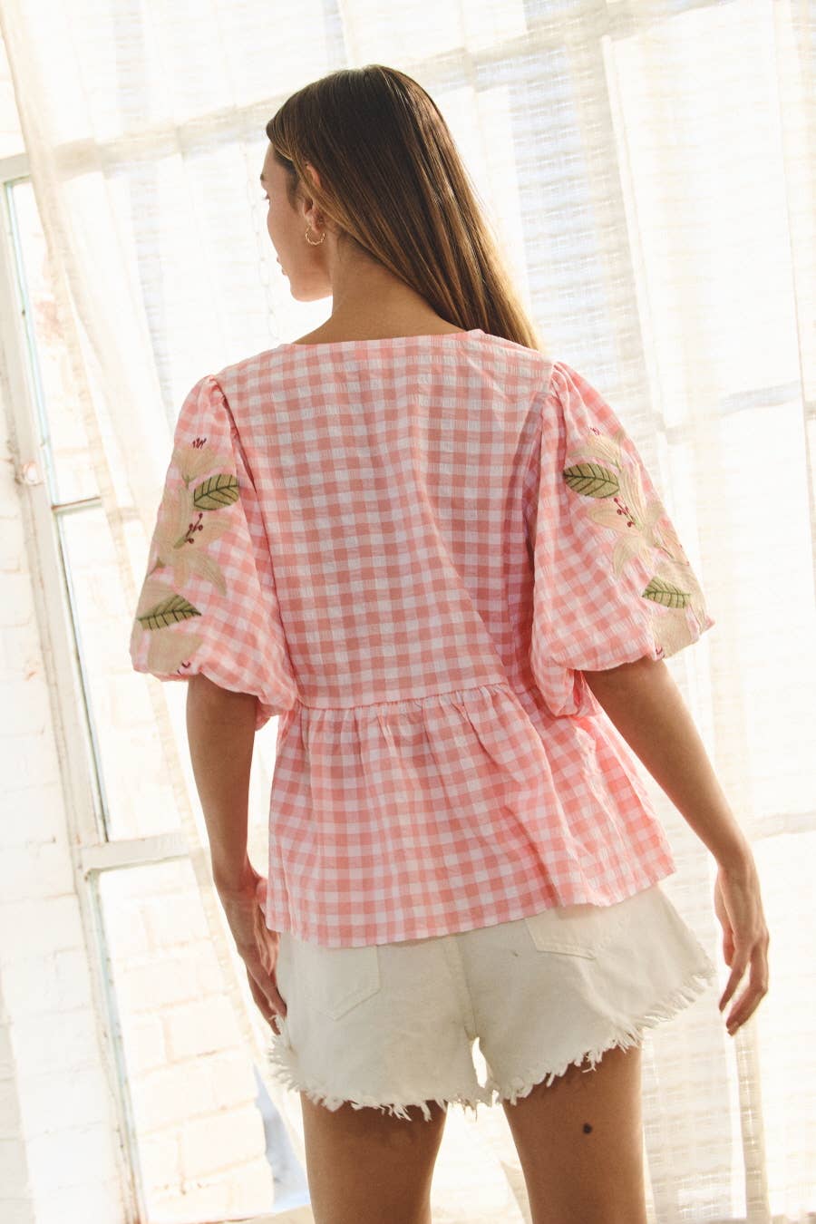 Gingham Blouse
