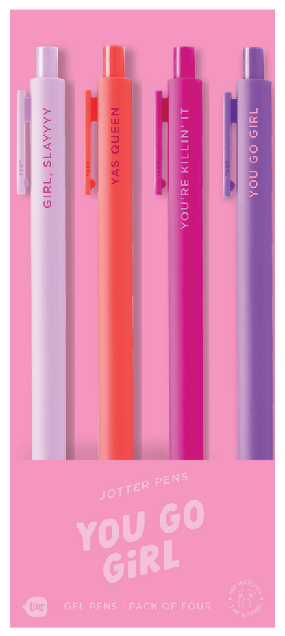 Jotter Sets 4 Pack Gel Pens