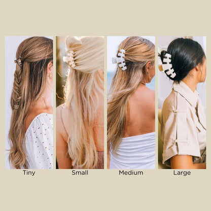 Classic Hair Clip | Med. | Jet Black