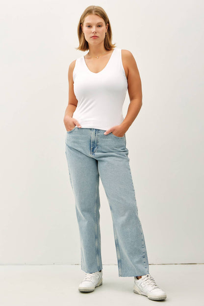 Plus Basic V-Neck Tank