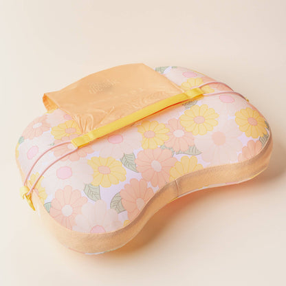 Ballast Beach Pillow-Daisy Craze Peach