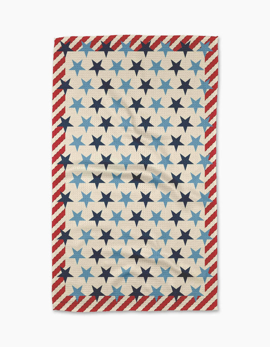 Geometry Summer Fair Tea Towel