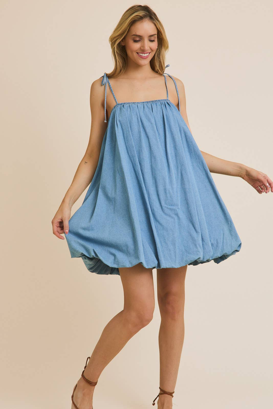 Denim Bubble Dress