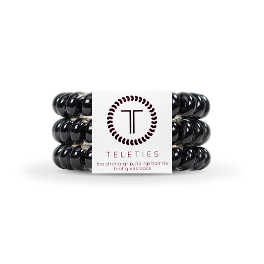 Spiral Hair Coils | Large | Jet Black Hair Ties