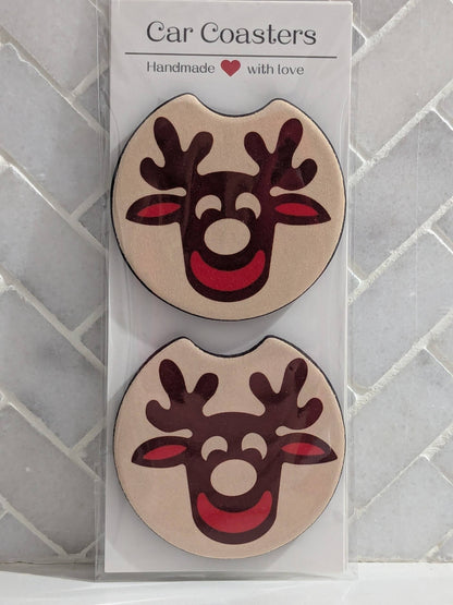 Christmas Sugar Cookie Car Coasters