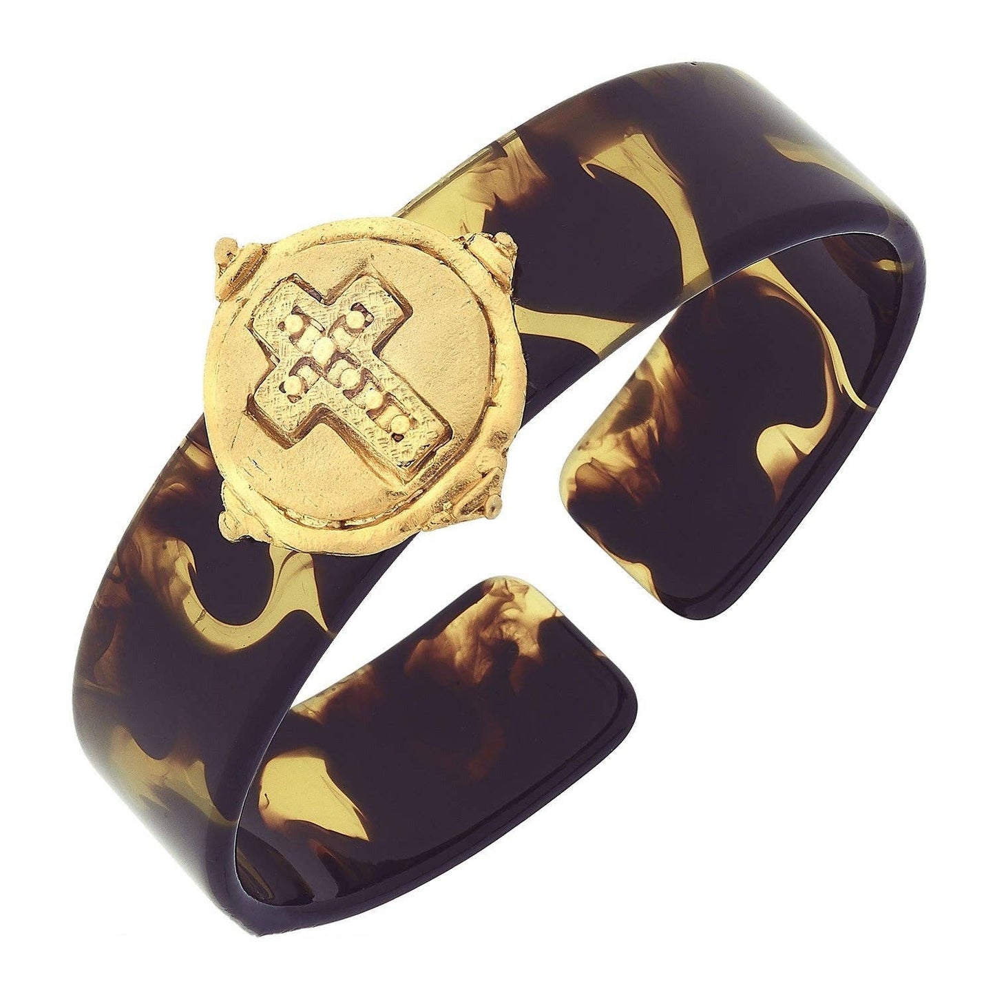 Cross Tortoise Cuff