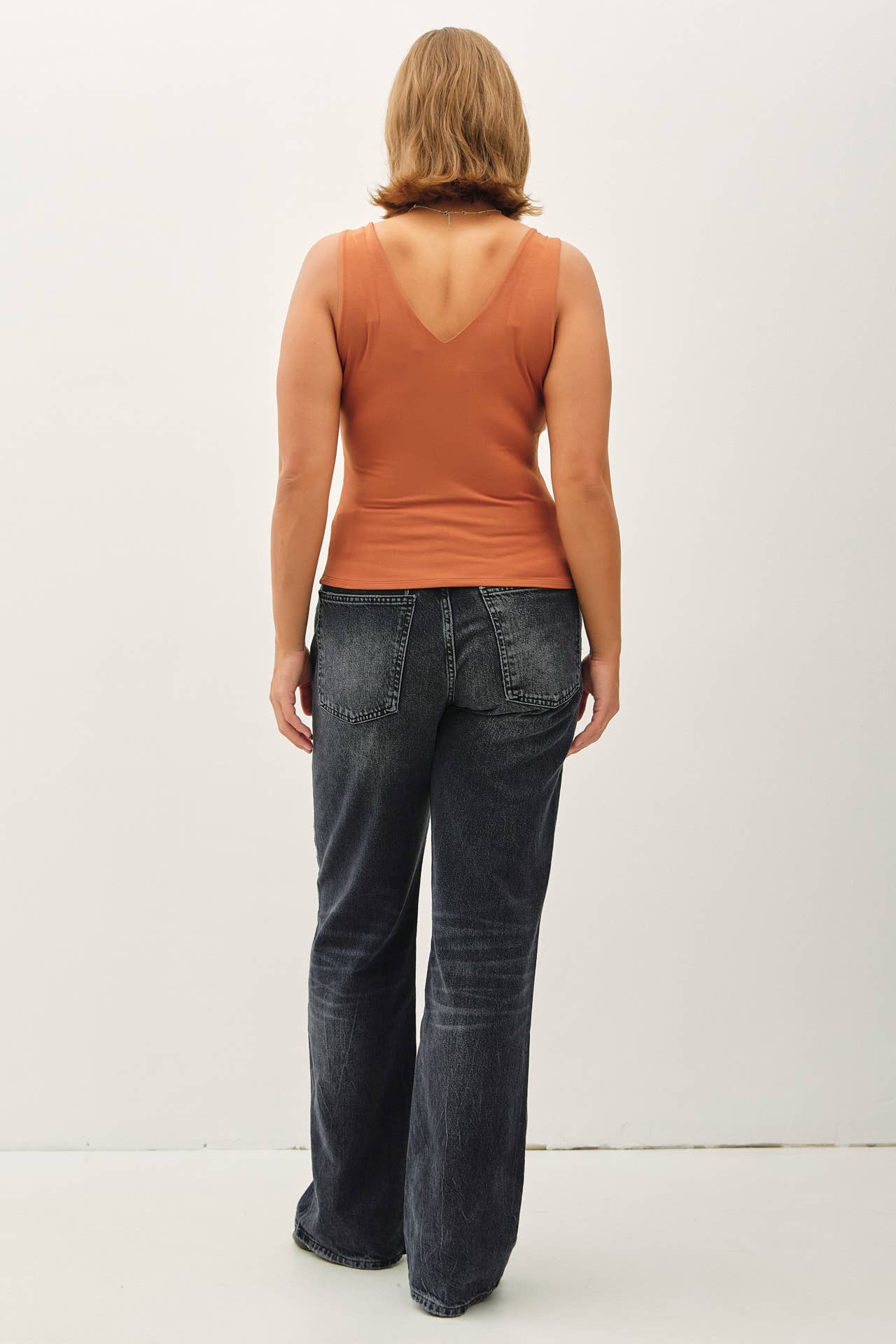 Plus Basic V-Neck Tank