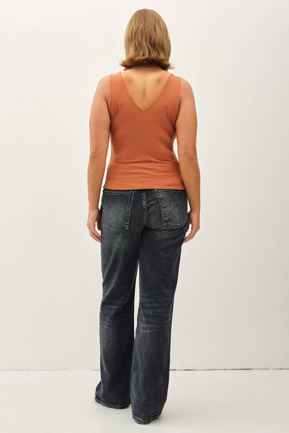 Plus Basic V-Neck Tank